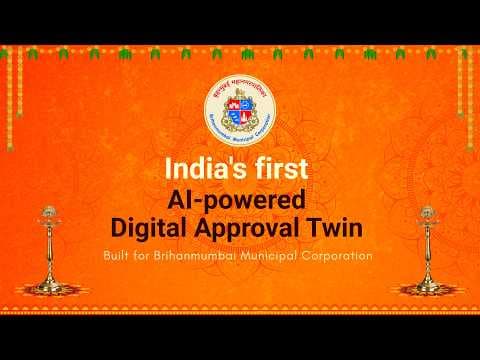 Hon’ble Shri Devendra Fadnavis, launching the World’s First AI-Powered Building Permission System