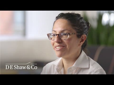 Marianna on Work & Process (The D. E. Shaw Group)