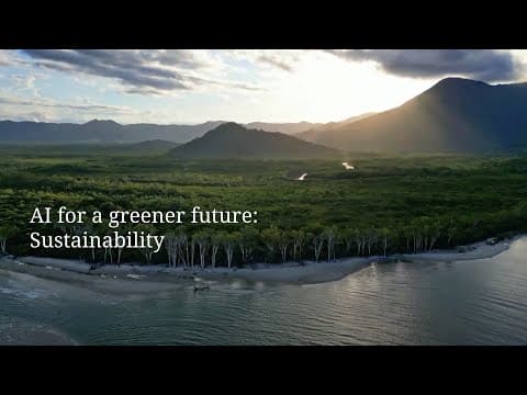 AI for a greener future: Sustainability