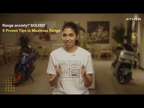 Tips to maximise range on your Ather scooters