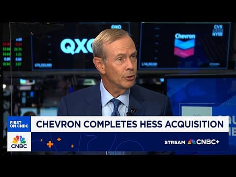 We’re Built for Long-Term Growth: Chevron CEO Mike Wirth Discusses Hess Acquisition on CNBC