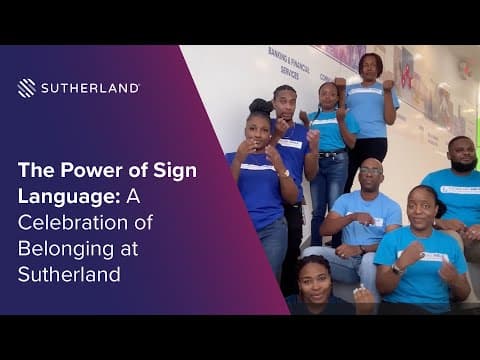 The Power of Sign Language: A Celebration of Belonging at Sutherland