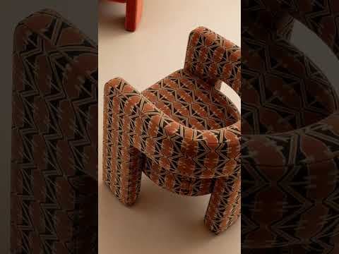 Juniper Lounge Chair | Boucle and Velvet Upholstery