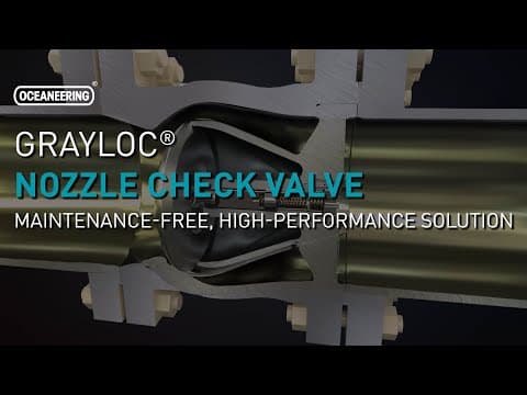 Grayloc® Nozzle Check Valve | Oceaneering
