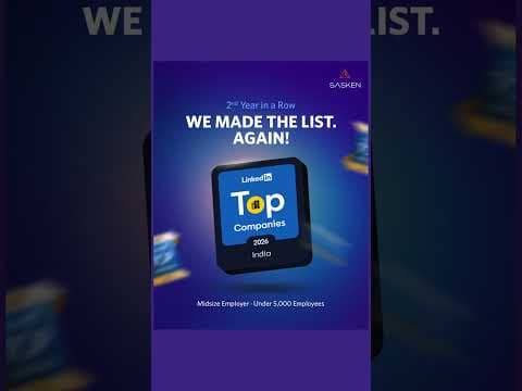 Back-to-Back! Sasken on LinkedIn Top Companies 2026