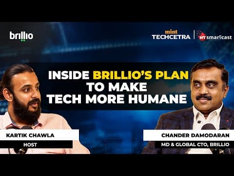 Brillio Global CTO Chander Damodaran in conversation with Mint Techcetra