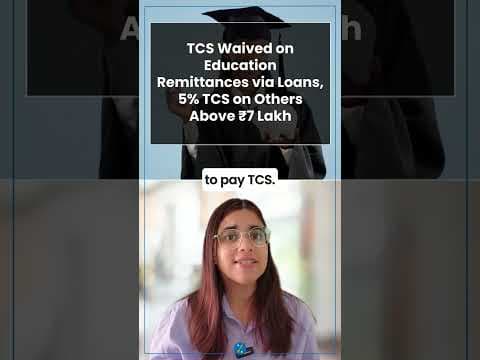 Government Removes TCS on Education Loans | Relief for Students| Budget 2025