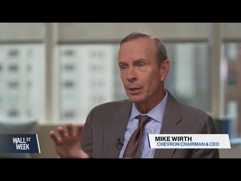 What's Next for Global Energy: Chevron CEO Mike Wirth on Bloomberg ‘Wall Street Week’