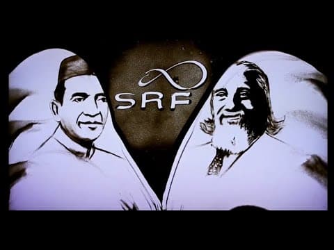 Sand Art depicting the SRF Journey