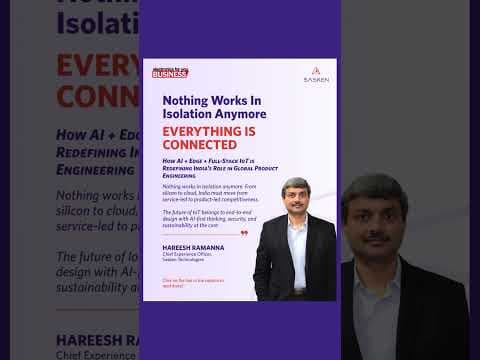 Nothing Works in Isolation | IoT, AI & India’s Product-Led Future | Hareesh Ramanna, Sasken