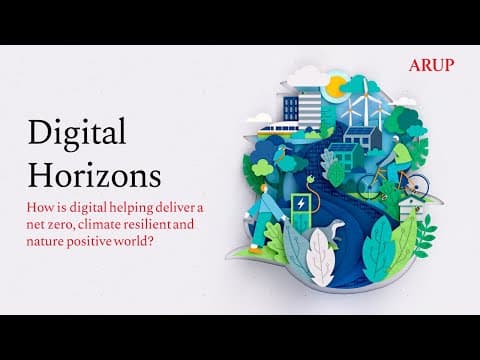 Digital Horizons: How is digital helping deliver a net zero, climate resilient world? - summary