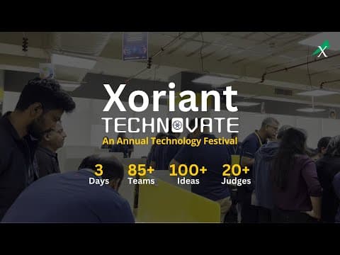 Participants Experience at XORIANT TECHNOVATE 2022 | 3 Days, 85 Teams, 100 Tech Ideas