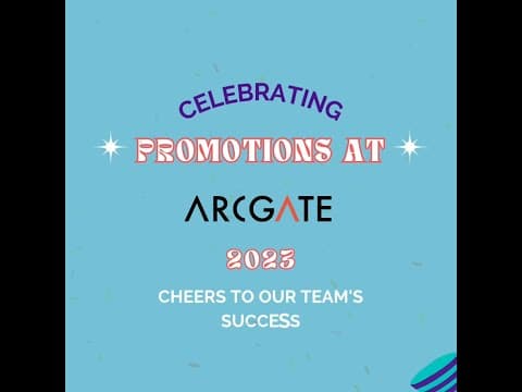 Celebrating Our Team's Promotions and Success | #arcgatians