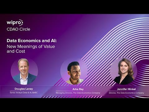 Data Economics and AI: New Meanings of Value and Cost