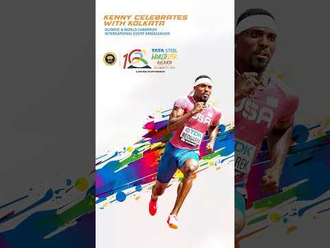 Kenny Bednarek, the International Event Ambassador for Tata Steel World 25K