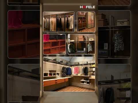 Experience Tailored Wardrobe Solutions with Häfele at Acetech Delhi 2024