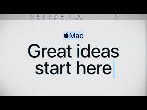 Great Ideas Start On Mac