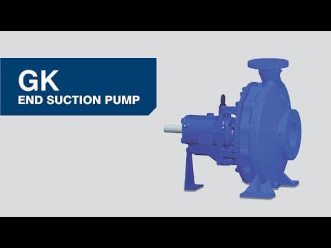 End Suction Pump - GK | Kirloskar Brothers Limited