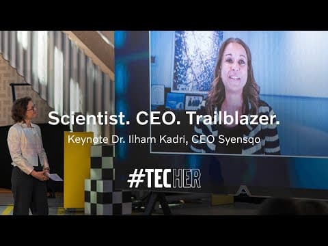What it takes to lead on your own terms – Dr. Ilham Kadri, CEO Syensqo – #techer 2025