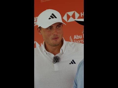 Alex Norén pokes fun at Ludvig Åberg's spelling 😅 🤣