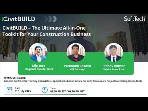 CivitBUILD ERP – The Ultimate All-in-One Toolkit for Your Construction Business