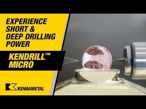 Drilling Through a 1.67mm Euro Cent with KenDrill™ Micro