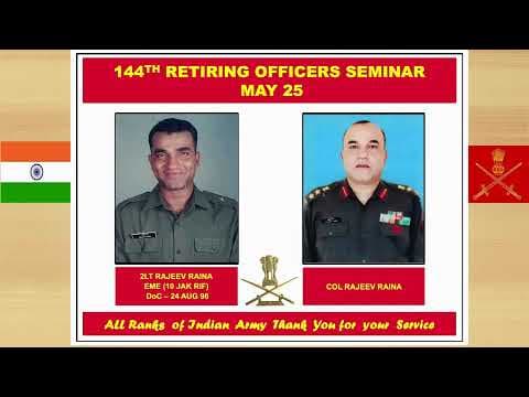 Retiring Officers Seminar : May 2025