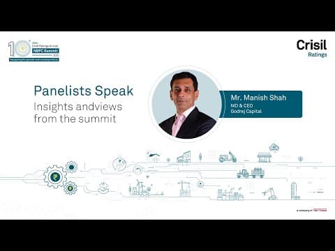 Panelists Speak ft. Manish Shah | Crisil Ratings Annual NBFC Summit 2025