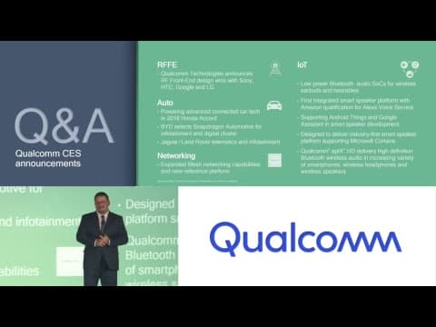 CES 2018 Press Conference: Qualcomm - Inventing the Path to 5G