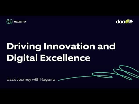 Customer speak: daa’s digital transformation journey powered by Nagarro