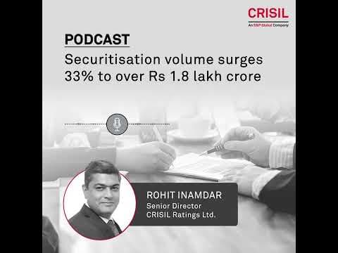 Securitisation volume surges 33% to over Rs 1.8 lakh crore