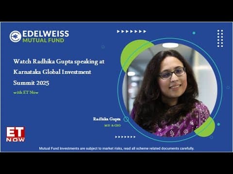 Watch Radhika Gupta speaking at Karnataka Global Investment Summit 2025