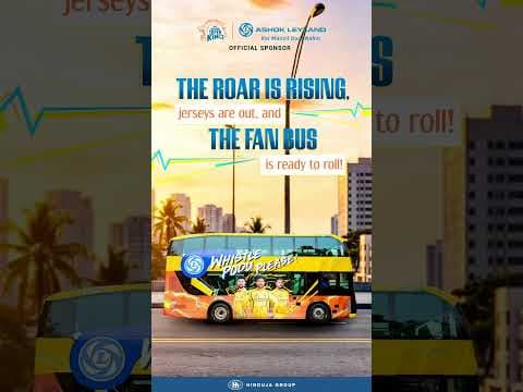 Our fan bus is ready for its Manzil | Debut journey to Chepauk