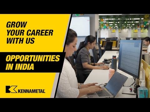 Grow Your Career at Kennametal - India