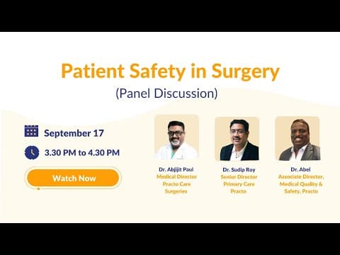 Practo Connect: Patient Safety in Surgeries (Post COVID Era)