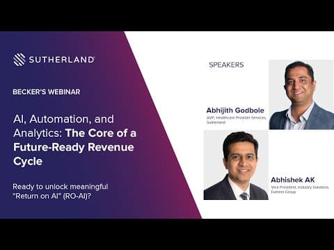 AI, Automation & Analytics: The Core of a Future-Ready Healthcare Revenue Cycle Management Solutions