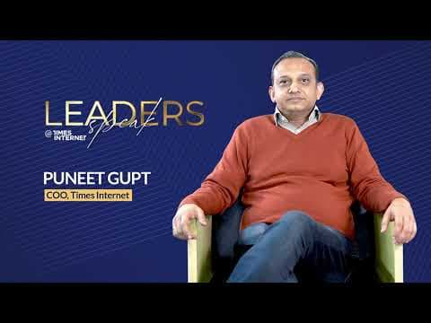 Leaders Speak@TheTimesinternet Ep.1 - Puneet Gupt, COO