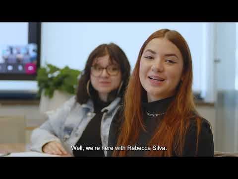 Techme Visita: As estudantes Yara e Wendy vivenciam a cultura Unisys