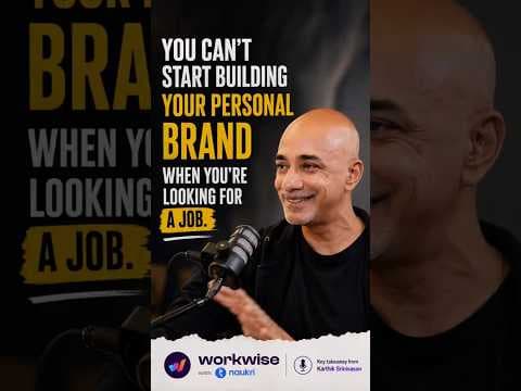 You can't start building your personal brand when...