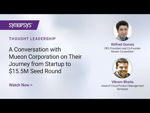 A Conversation with Mueon on Their Journey from Startup to $15.5M Seed Funding | Synopsys