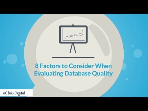 8 Factors to Consider When Evaluating Database Quality
