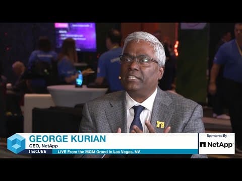 George Kurian - theCUBE interview at NetApp Converge 2024