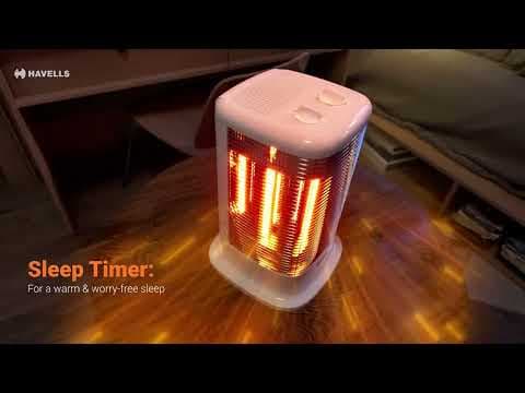 Havells Calentar Carbon Heater | 3-Directional Warmth for Every Corner