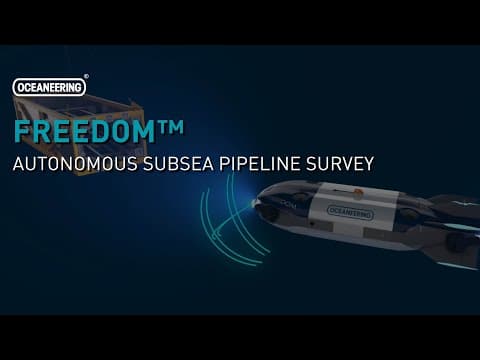 Freedom™ Autonomous Subsea Vehicle Pipeline Survey | Oceaneering