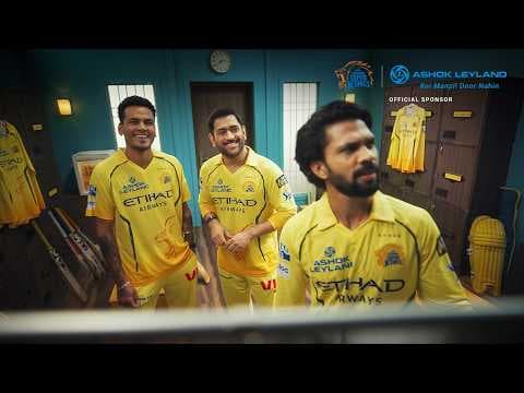 Chennai Super Kings x Ashok Leyland | A Partnership That Goes the Distance