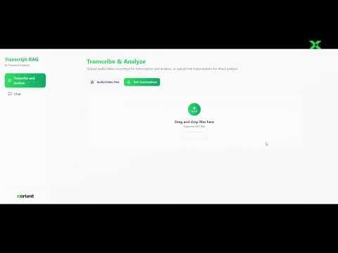 Transcript-RAG: AI Powered Transcription