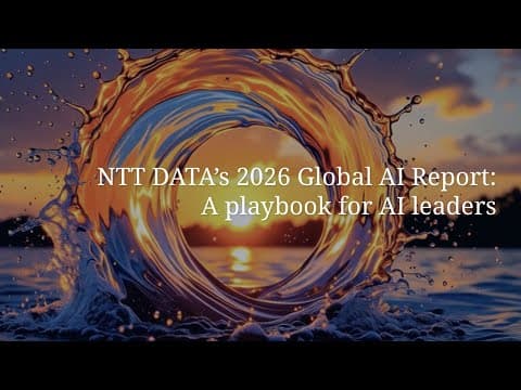 NTT DATA’s 2026 Global AI Report: A playbook for AI leaders