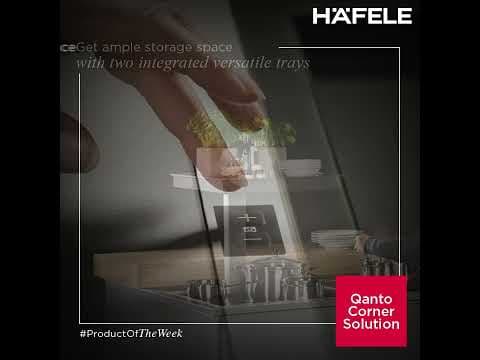 Qanto - Plug & Play Corner Solution by Hafele.