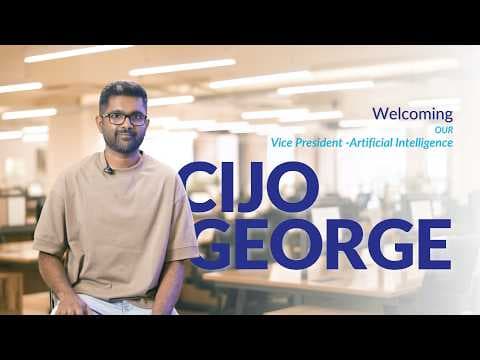 Welcoming Cijo George | Vice President - Artificial Intelligence at Practo