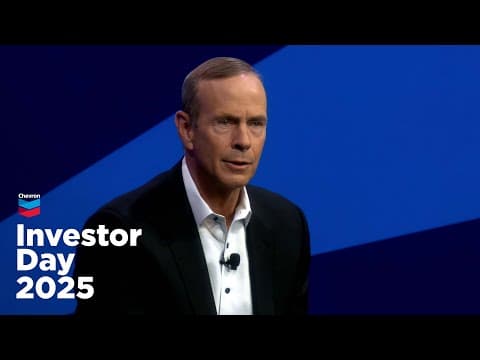 Chevron Investor Day 2025: Q&A with Mike Wirth and Eimear Bonner
